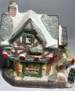 Vintage Wellington Square Weihnachtsdorf 2004 - Green Roof House - Bild 1 von 5