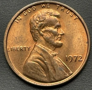 1972 Lincoln Penny Doubled Die Obverse-Strong Doubling Motto, Date- Raw Coin - Picture 1 of 13