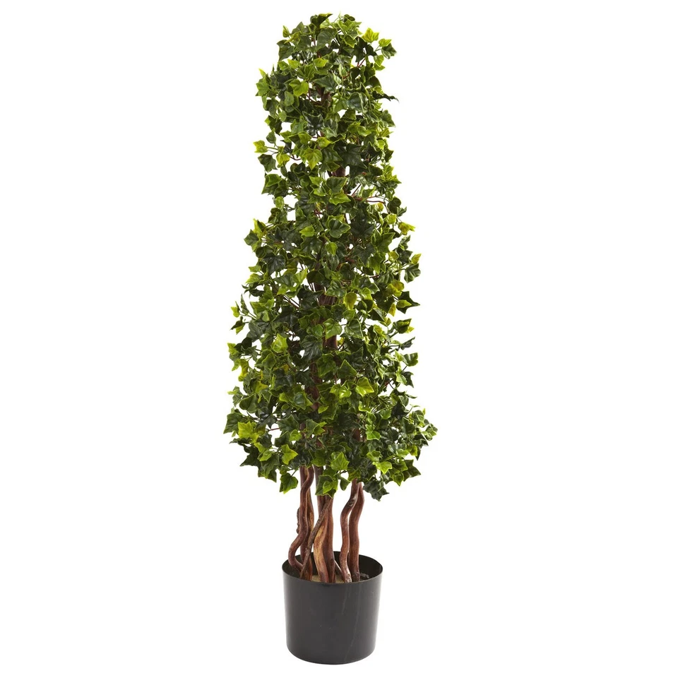 ÁRBOL TOPIARIO CONO EXTERIOR 3,5' ARTIFICIAL FALSO INGLÉS HIEDRA REALISTA Foto 1 de 1
