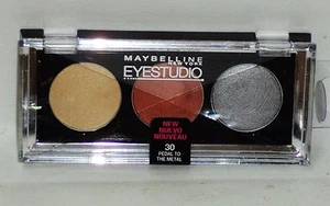 Maybelline Eye Studio Trio No Crease Cream Eyeshadow PEDAL TO THE METAL #30  - Picture 1 of 1