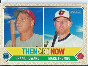 Howard/Trumbo 2017 Topps Heritage entonces y ahora - Imagen 1 de 1
