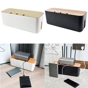 Management Box Veranstalter Draht Lagerung Halter für Home Office - Photo 1/21