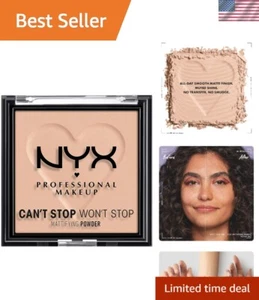 Mattifying Pressed Powder - Medium 04 | Lightweight, Shine-Free Finish - Picture 1 of 8