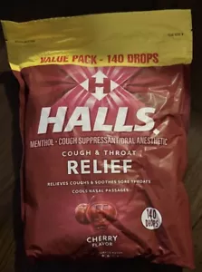 Relief Cherry Cough Drops, Value Pack, 140 Drops - Picture 1 of 5