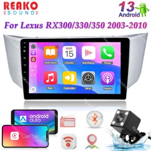 Android 13 Car Stereo Radio For Lexus RX300/330/350 2003-2009 Carpaly GPS BT CAM - Picture 1 of 13