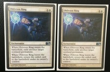Oblivion Ring x2 - M13 - 22/249 -Magic the Gathering - Uncommon - NM - Free Ship