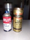 Cross Country Shop Tube Repair Metal Can And Esso Flit Can.