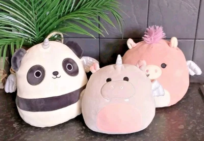 Original Squishmallows Bundle X 3 Soft Toys Plush Kids With FREE UK DELIVERY  - Image 1 of 4