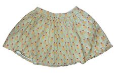 Girls Oilily flare Adjustable skirt size 12 /152 Blue Pineapple Lined