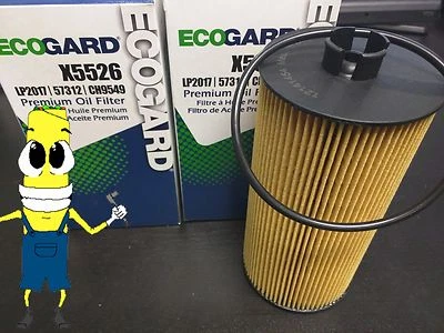 Premium Oil Filter for Ford F-250 Super Duty 6.0L Diesel 2003-2007 Pack of 2 - Изображение 1 из 4