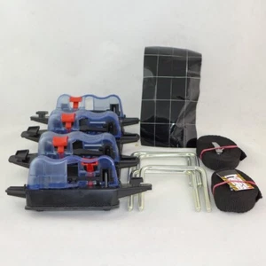 Thule 90mm U-Bügel Montagesatz M8 EasySnap 90x75 für Dachboxen +Spanngurte 10739 - Bild 1 von 2