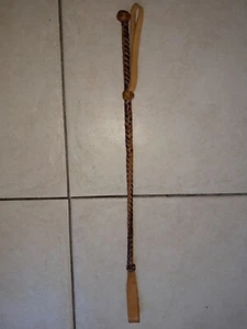 Coltura equitazione vintage in pelle intrecciata 25,5 pollici - Foto 1 di 7