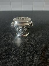Stunning Antique Victorian Silver Tea Caddy by James and William Deakin