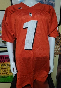 Vintage Bowling grün BGSU Falcons Fußball Trikot #1 Large OH Russell Athletic - Bild 1 von 6