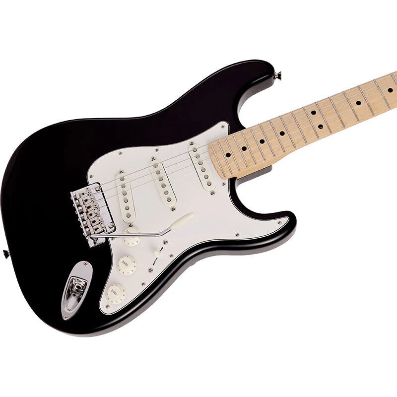 Fender Junior Collection Stratocaster Maple Guitar - Black