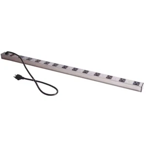 ProHT Power Strip Durable Aluminum 12-Outlet LED Indicator with 3 ft Power Cord - Picture 1 of 4