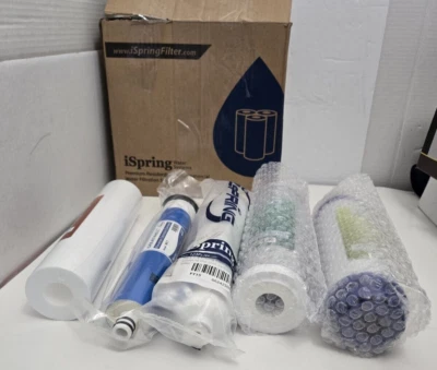 Genuine iSpring 75 GPD Complete Replacement Water Filter Set RO RCC7 5-pk - Image 1 of 4