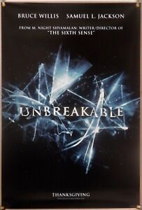 Unbreakable Ds Rolled Adv Orig 1Sh Movie Poster Bruce Willis Robin Wright (2000)