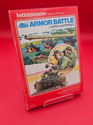 Intellivision Armor Battle In Box Cartridge instructions and 2 Overlays (RARE) - Image 1 of 4