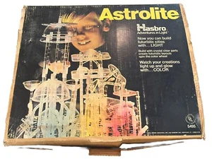 De colección Hasbro 1969 Astrolite Adventures In Light #5495 Futuristic Lite Toy Cities - Imagen 1 de 8