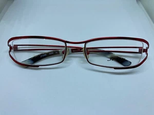 JF REY JF2066 occhiali da vista rosso donna metallo vintage woman red glasses - Imagen 1 de 9