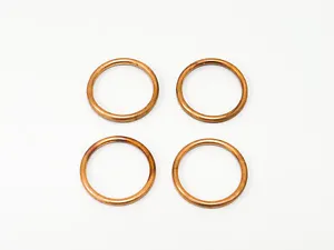4x Exhaust Copper Gaskets For Suzuki GS 750 1977-1979 - Picture 1 of 1