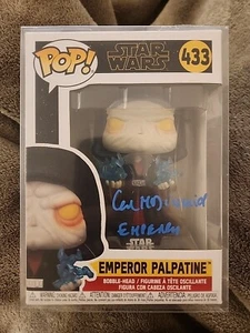 Ian McDiarmid Star Wars Emperor Palpatine #433 Signed Funko Pop JSA Certified- B - Picture 1 of 6