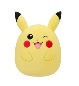 Pokemon x Squishmallows Winking Pikachu Stuffed Plush 10in NWT - Picture 1 of 7