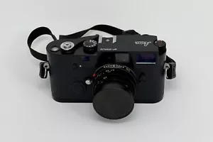 Leica MP 0.85 Black Camera w/ Elmar-M 50mm f2.8 Lens- Mint - Picture 1 of 6
