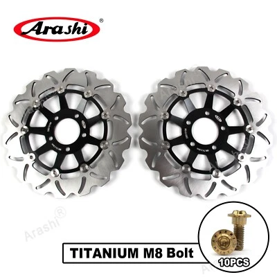 Rotor de disco de freno delantero + pernos de montaje para Suzuki RF900R RF 900 R 1994-1997 Foto 1 de 4