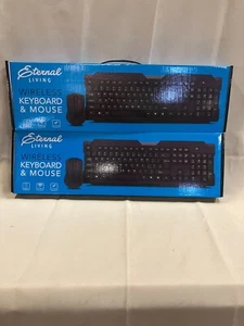 ETERNAL LIVING KABELLOSE TASTATUR & MAUS - NEU IM KARTON 2er-Pack - Bild 1 von 2