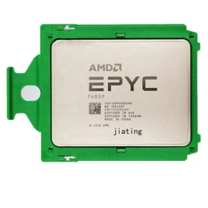 AMD EPYC 7402p CPU unlocked 24core 48threads 2.8-3.35ghz l3 128MB TDP 180W SP3 - Afbeelding 1 van 1