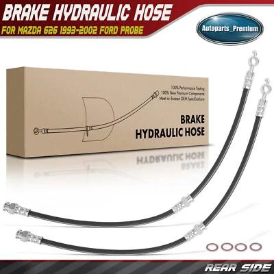 Manguera hidráulica de freno trasero izquierdo y derecho para Ford Probe Mazda 626 1993-2002 MX-6 Foto 1 de 4