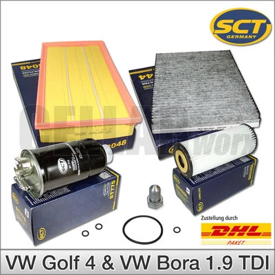 Filter Filterset Inspektionspaket passend für VW Golf 4 & Bora 1.9 TDI - Bild 1 von 3