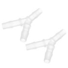 Tee Fitting Plastic Barb 3 Way Equal Y Shaped Fitting OD 7/16" for ID 9.5mm Hose