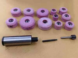 Sioux Valve Seat Grinding Wheels 12 Pcs Set Stone + Holder Star Drive 11/16" - Picture 1 of 5