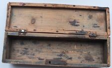 Antique Wooden Pencil Case