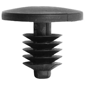 Black Nylon Weatherstrip Retainers 3/16" Hole - 21/64" Stem 7/16" Head - 25 Pack - Picture 1 of 1