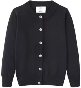 Girls' Cardigan Sweater - Soft Cotton, School Uniform, 11-12Y - Make Offer! - Picture 1 of 6