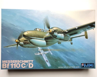 Fujimi 1:48 Messerschmitt Bf 110 C/D Airplane Model Kit Q2-1000 SEALED - Image 1 of 2