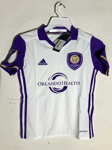 Adidas Youth MLS Jersey Orlando City SC Team White sz S Cover