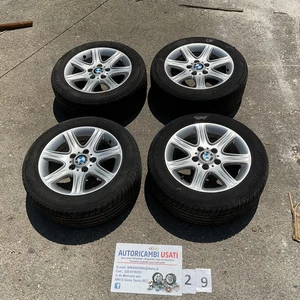 KIT 4 CERCHI BMW SERIE 1 F20 2011-2019 205/55R16 7JX16H2PRN 205/55R16 - Foto 1 di 21