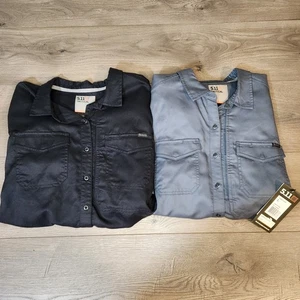 511 Tactical 2er-Set - Damen grau/schwarz Large Nikita Button Down Langarm - Bild 1 von 10