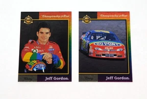 Juego de cartas de carreras Pinnacle Mint Jeff Gordon 1998 campeonato como nuevo - Imagen 1 de 1