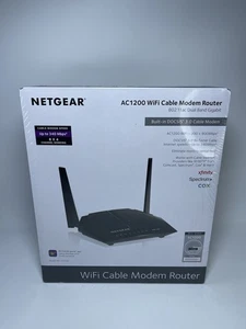 Netgear AC1200 WiFi Cable Modem Router (C6220) - Sealed - Picture 1 of 6