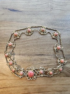 Vintage KENNETH JAY LANE KJL AMAZING JEWELED BELT Women's Size 31" - Picture 1 of 15