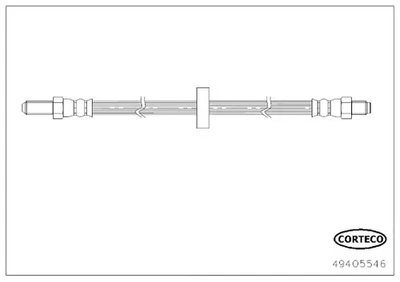 MANGUERA FRENO DELANTERA SE ADAPTA A: JAGUAR XJ ESPORTIVO 3.2/4.0.JAGUAR VANDEN PLAS 3.2/4.0 Foto 1 de 3