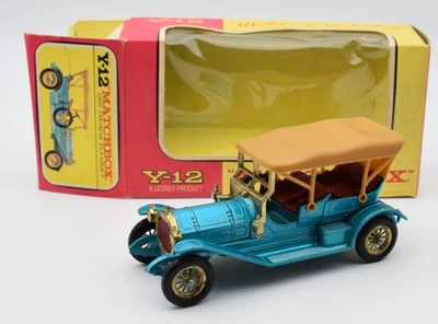 Matchbox MoY Yesteryear Y12 1909 Thomas Flyabout blau. Issue 4. England. F Box - Bild 1 von 4