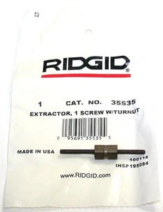 Rigid 35535 1/4" screw extractor for screw size: 1/8 in 2-5/16 in OAL Made in US - Picture 1 of 3
