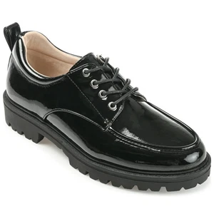 Journee Collection Mujer Zina Oxford Tru Comfort Espuma Plana, Negra Talla 9.5M - Imagen 1 de 5